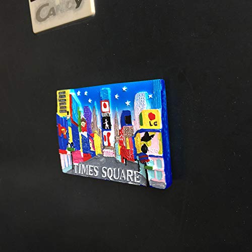 New York Time Square USA 3D Refrigerator Magnet Resin Travel - Product Imagery