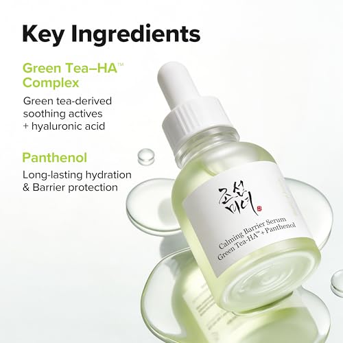 Beauty of Joseon Calming Barrier Serum Green Tea-HA™ + Patheno... - Product Imagery
