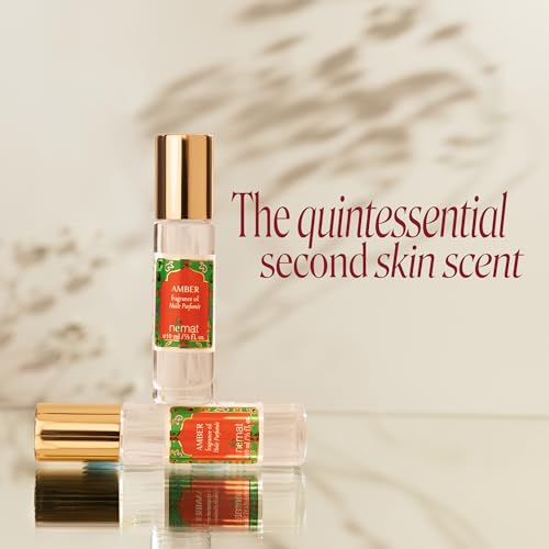 Nemat Amber Perfume Oil Roll-On for Women & Men, 10 ml - Product Imagery