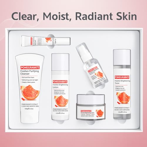 Pomegranate Fruit Skin Care Set for Teens, Daily Routine for - Product Imagery