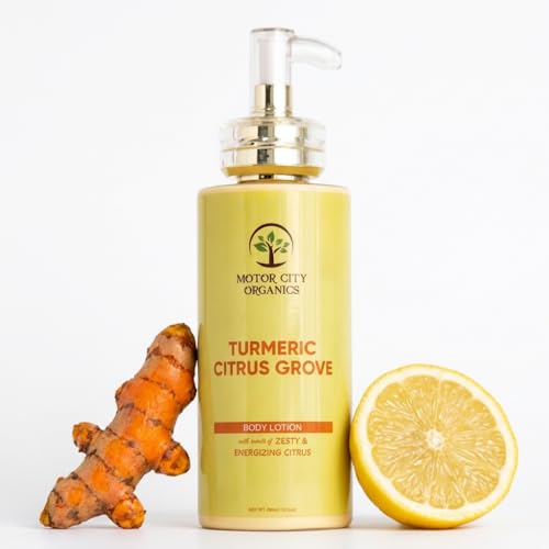 Turmeric Citrus Grove Body Lotion | Turmeric Root + Citrus Peel - Product Imagery