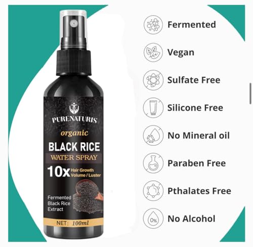Castor oil Ginger Rice Water for Hair Growth Serum - Leave-In - Product Imagery