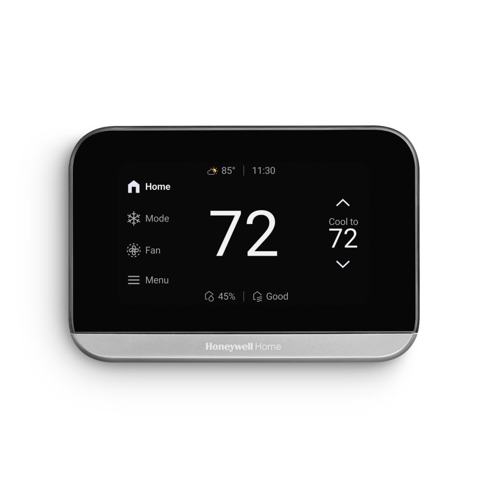 Honeywell Home X7S Smart Wi-Fi Programmable Thermostat, Black - Honeywell Home Official Product View 1