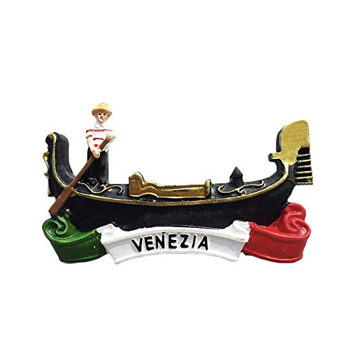 Venice Italy 3D Boat Refrigerator Magnet Souvenirs Handmade - Product Imagery
