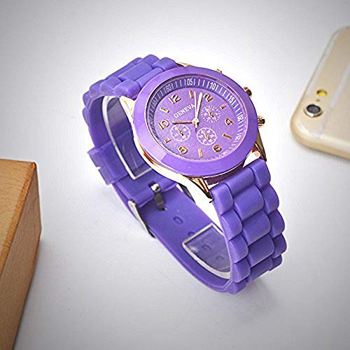 Women Men Ladies Fashion Luxury Silicone Quartz Watch Unisex - Product Imagery