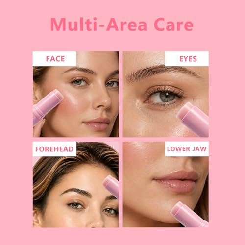 PDRN Collagen Multi Balm Stick & Eye Patches Set, Pink B12 & - Product Imagery