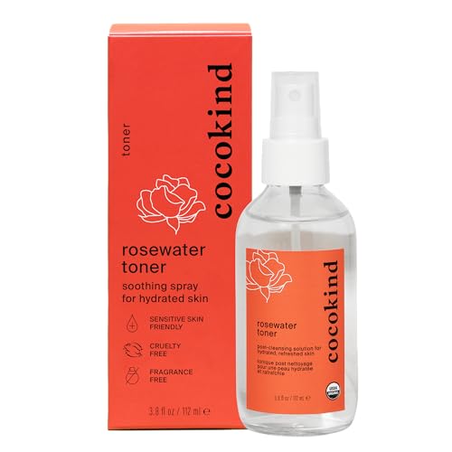 Cocokind Rosewater Facial Toner, 4 Fl Oz - Product Imagery