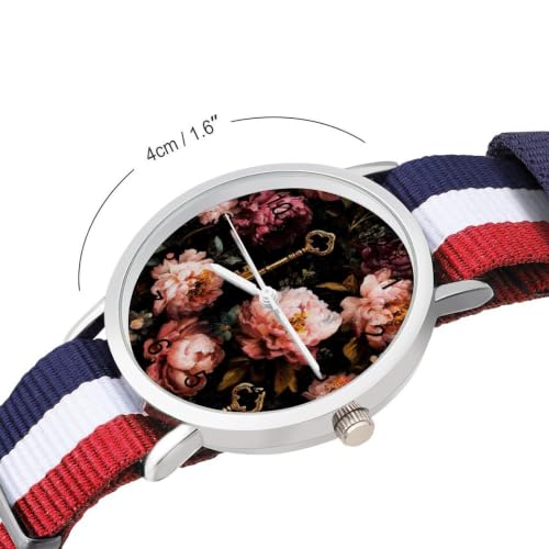 Baseball Home Plate Drip American Flag Game Day Adult Watch - Product Imagery