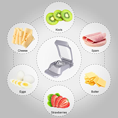 Egg Slicer for Hard Boiled Eggs Egg Cutter Strawberry Slicer - Product Imagery