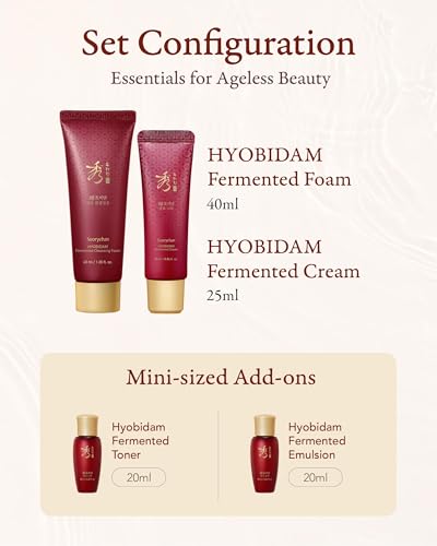 Sooryehan Hyobidam Fermented Skincare Trial Kit (Pack of 4) - - Product Imagery