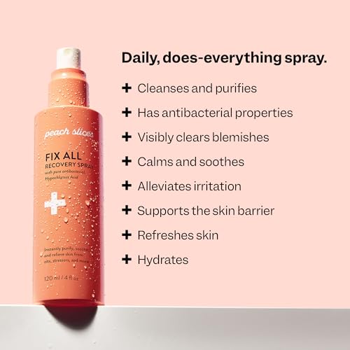 Peach Slices - Fix All Recovery Spray (4 oz) - Purify, Soothe, & - Product Imagery