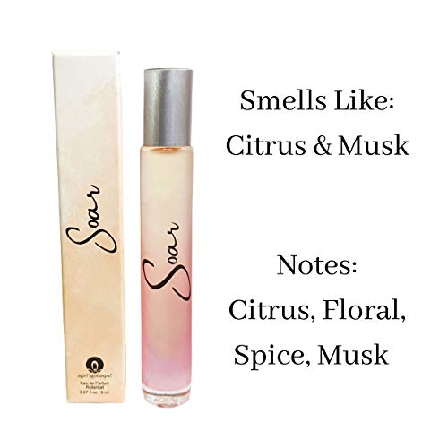 A Girl's Gotta Spa! Soar Citrus and Musk Roll On Perfume Oil for - Product Imagery