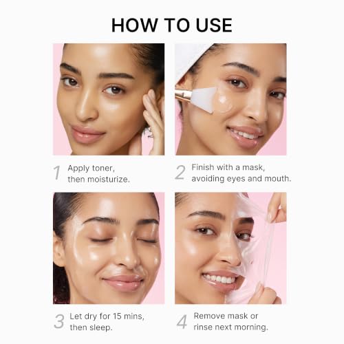 medicube Collagen Overnight Wrapping Mask & Jelly Brush for - Product Imagery