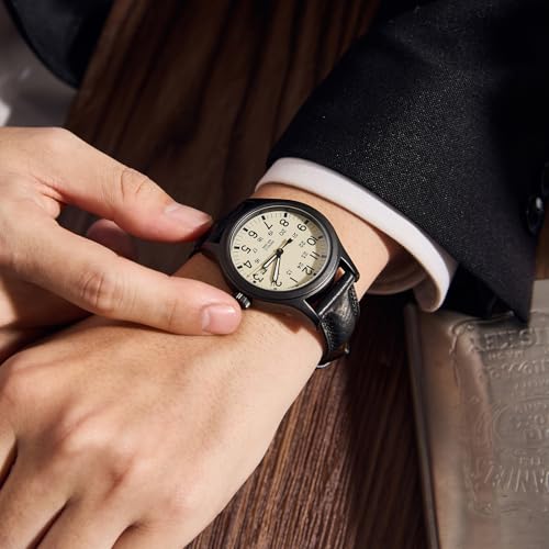 Getalia Italian leather Watch Band Tuscany Natural - Product Imagery