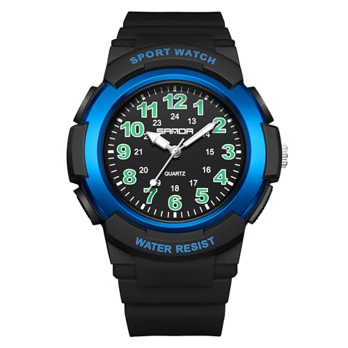 Unisex Fashion Simple Arabic Numerals Analog Quartz Watch for - Product Imagery