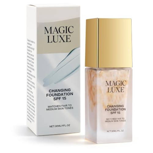 Color Changing Foundation for Mature Skin Color Shade - MAGIC LUXE OIL Official Imagery - 1