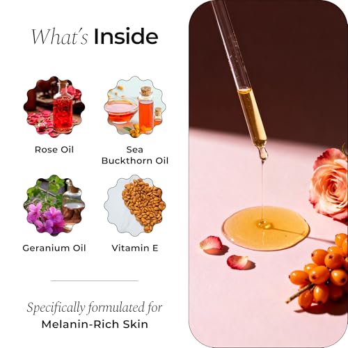 Glo Melanin Rose Glo Oil – Natural Brightening & Soothing Facial - Product Imagery