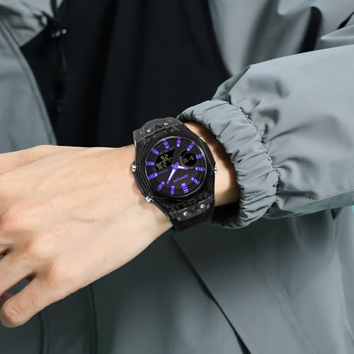 FANMIS Unisex Analog Digital Dual Display Watch Outdoor Sports - Product Imagery