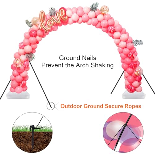 Chamvis Balloon Arch Kit, 9FT Height & 10FT Width Adjustable - Product Imagery