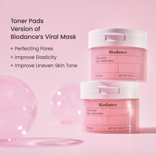 Biodance Collagen Gel Toner Pads, Pore Minimizer for Face, - Product Imagery