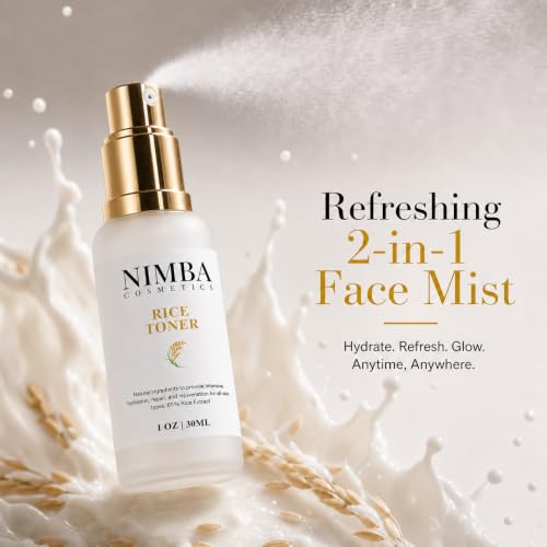 2 in 1 Rice Toner and Face Mist with B Vitamins and Minerals for - Product Imagery