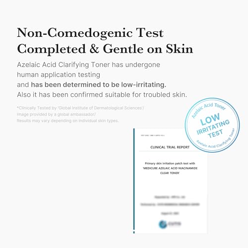 medicube Azelaic Acid Niacinamide Clarifying Toner - Product Imagery