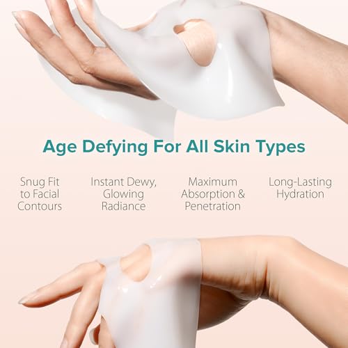 Ebanel Bio Collagen Face Mask, Hydrating Overnight Korean Face - Product Imagery