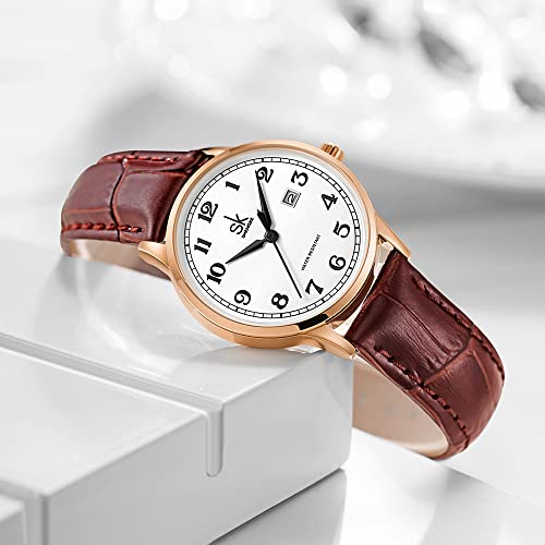 SHENGKE SK Classic Business Women Watches with Stainless Steel - Product Imagery