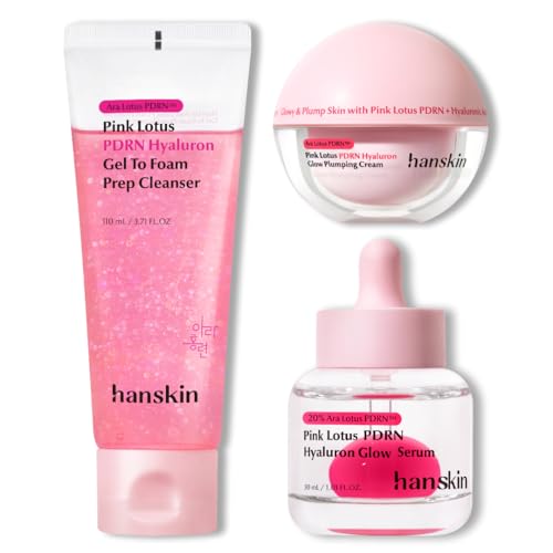 Hanskin Vegan PDRN Pink Glow Routine Set Gel to Foam - Hanskin Official Imagery - 1