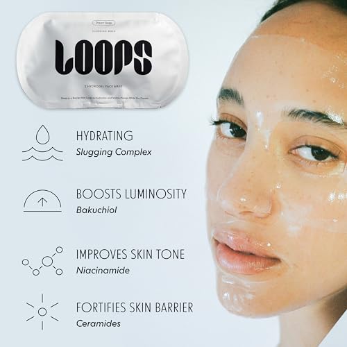 LOOPS Variety Loop Kit - Hydrogel Korean Face Masks, 5 Masks - Product Imagery