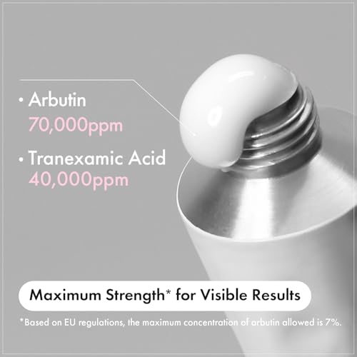 TOSOWOONG Arbutin 7% + Tranexamic Acid 4% Cream for Dark Spots, - Product Imagery