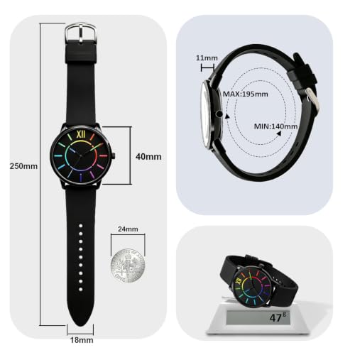 Bisley Watch for Women Men Large Face Silicone Waterproof Watch - Product Imagery