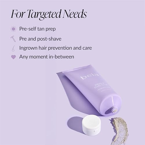 Exfoliating Bikini Body Scrub with Glycolic Acid & Rice Powder, - Product Imagery