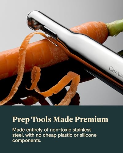 Caraway 5-Piece Stainless Steel Kitchen Gadget Set - Product Imagery