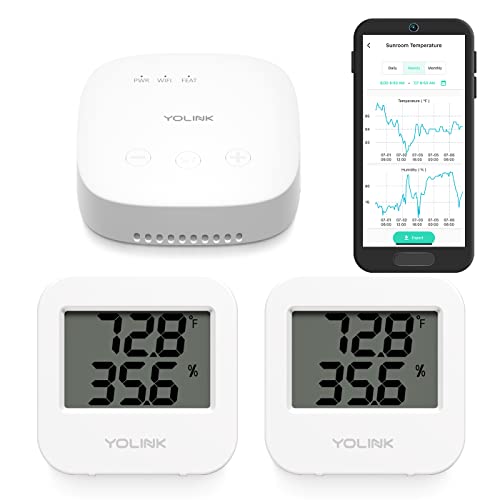 YoLink Indoor Temperature and Humidity Sensor Kit 2 Pack - YoLink Official Imagery - 1