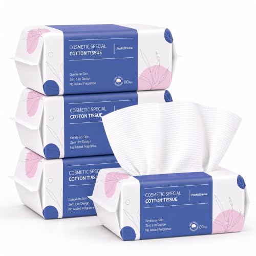 PoeticEHome Disposable Face Towels Thick Yet Soft Cotton Dry - PoeticEHome Official Imagery - 1