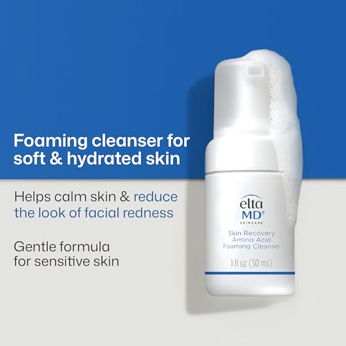 EltaMD Skin Recovery Amino Acid Foaming Face Wash, Fragrance-Free - Product Imagery