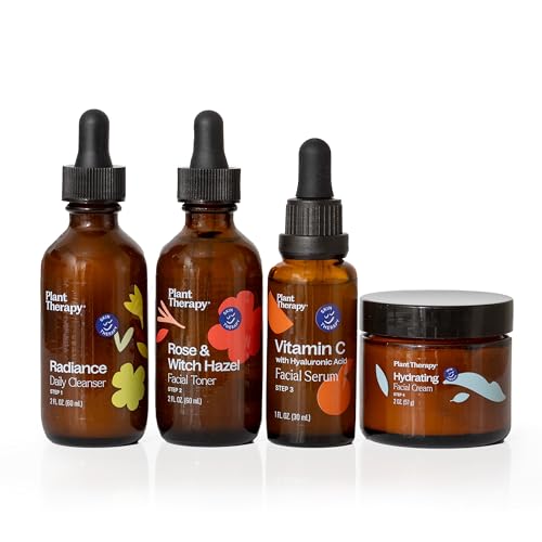 Plant Therapy Ready, Set, Glow- 4 Step Skin Care Set Includes - Product Imagery