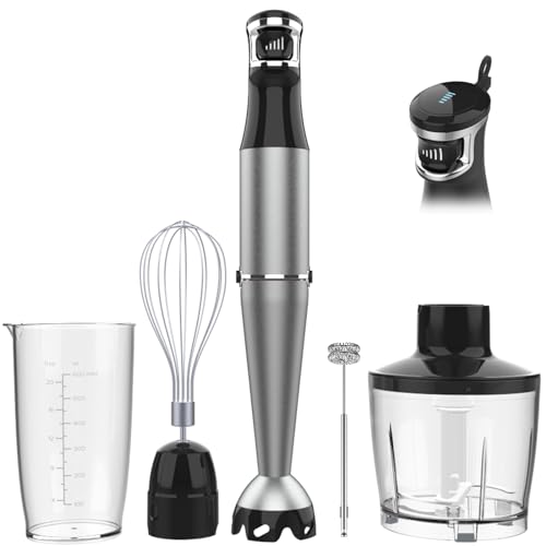 Turelar Immersion Blender Handheld Corded, 1100W 5 in 1 Hand - Product Imagery