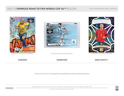 2025-26 Panini Donruss Road to FIFA World Cup Soccer Retail - Product Imagery