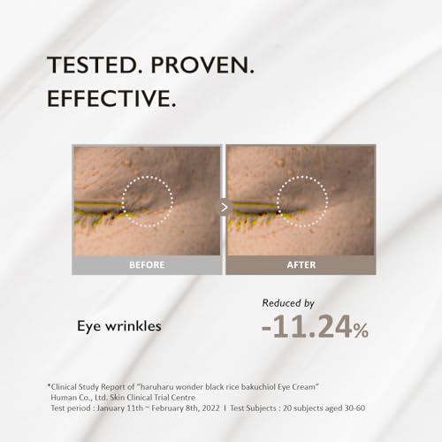 haruharu wonder Black Rice Bakuchiol Eye Cream, 0.67 fl. oz, - Product Imagery