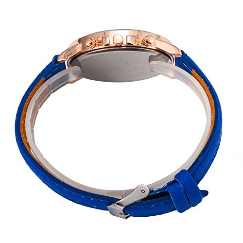 Women Men Lady Teen Girl PU Leather Band Watches Dial Analog - Product Imagery