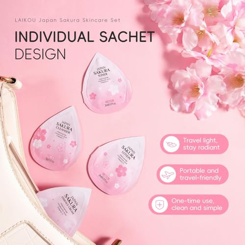 Mini Skincare Kit, 60pcs Travel Skin Care Set Include Face - Product Imagery