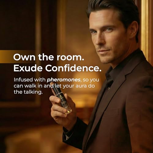 Concentrated Pheromone Cologne for Men – Oil-Based, Amber Wood & - Product Imagery