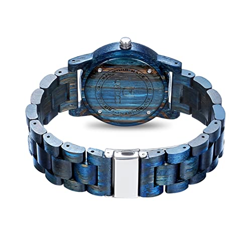 Wooden Watches Uwood Series 40 mm Unisex Natural Handmade Wood - Product Imagery