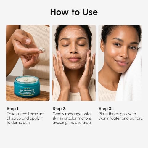 MAREE Face Exfoliator – Microdermabrasion Facial Scrub & - Product Imagery