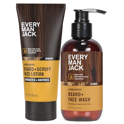 Every Man Jack Beard Face Wash and Lotion Set for Men - Every Man Jack Official Imagery - 1