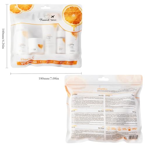 Skin Care Set Travel Kit for Women and Teenage Girls, 5 Piece - Product Imagery