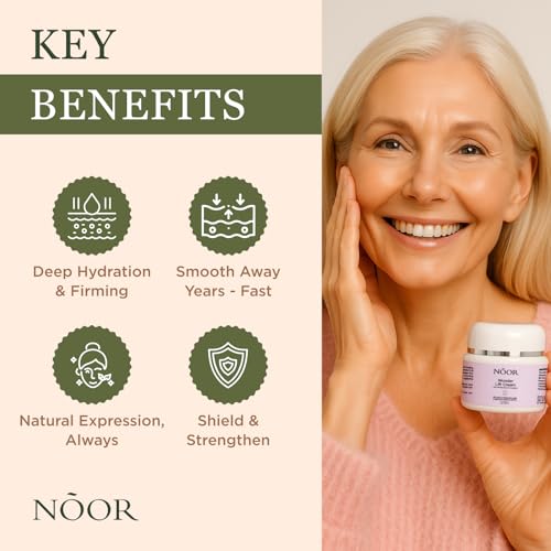 Noor Wonder Lift Cream for Women, Natural Anti-Aging Wrinkle - Product Imagery