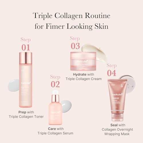 medicube Triple Collagen Nourish and Hydrate Duo - Serum and - Product Imagery